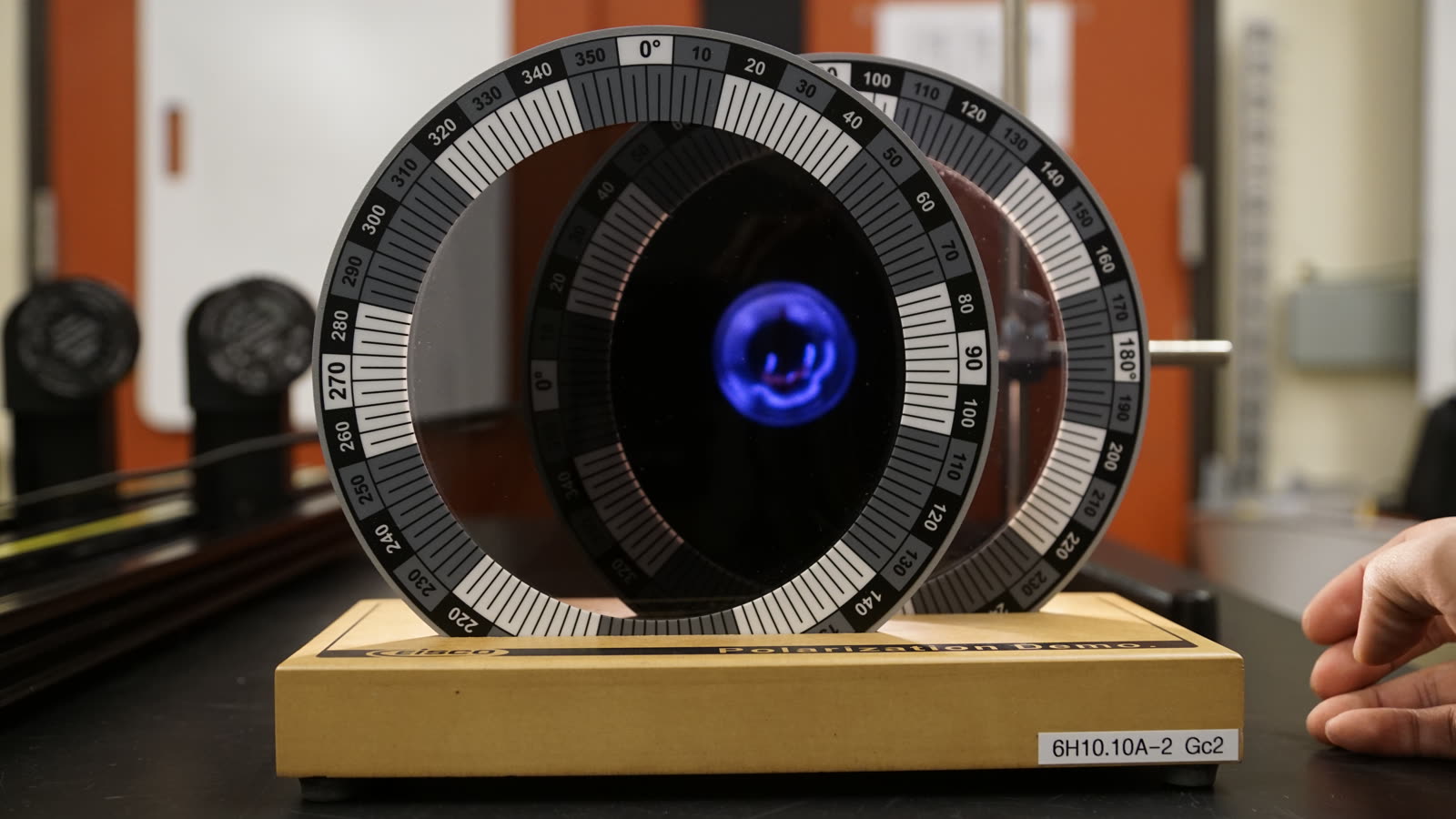 Polarizers blocking light